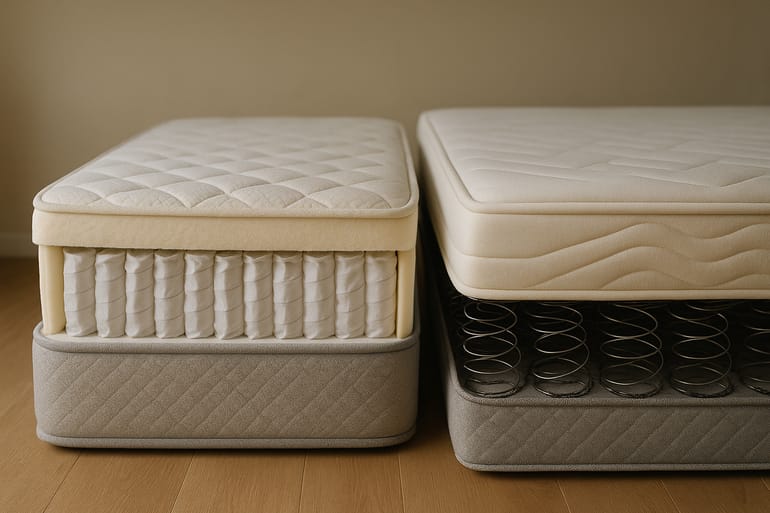 Colchões com molas vs espuma: qual oferece melhor suporte?