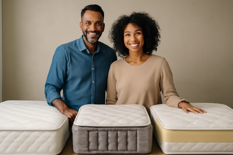 Colchões casal: guia de tipos — espuma, molas e visco