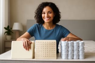 Guia definitivo: espuma vs látex vs molas ensacadas