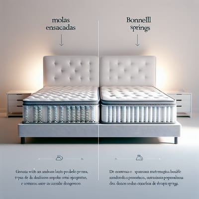 Molas ensacadas vs Bonnell: qual é melhor no casal?