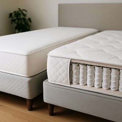 Espuma ou molas ensacadas: o que funciona melhor?