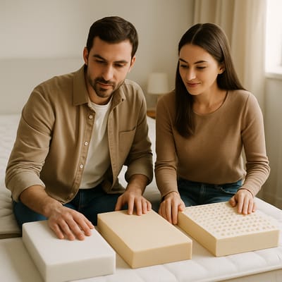 Espuma, viscoelástico ou látex: qual material combina com vocês?