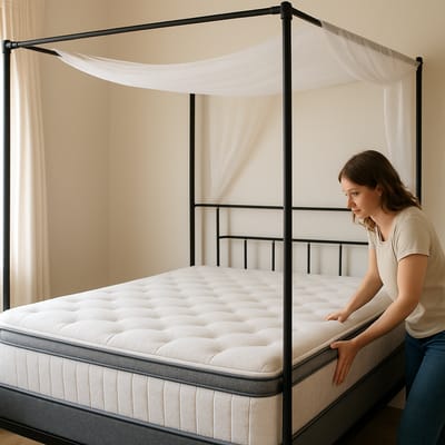 Comece aqui: escolhendo colchão para cama de dossel