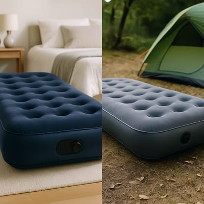 Quais diferenças importam em casa vs camping?