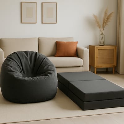 Puff ou colchão puff: qual oferece conforto para casal?