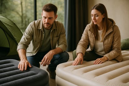 Como escolher colchão inflável para casa ou camping